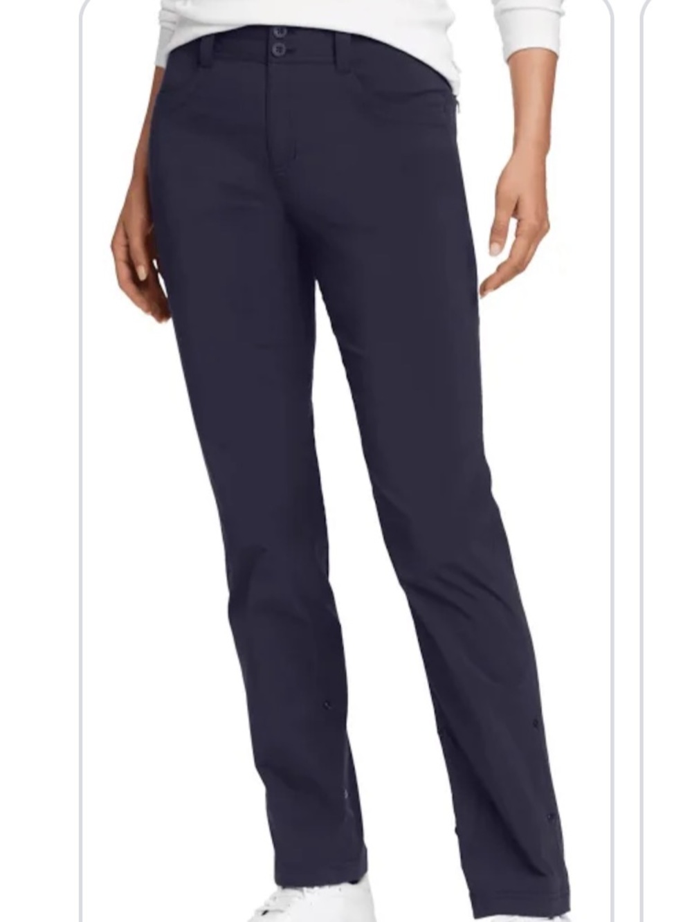 Eddie Bauer Women's Sightscape Black Nylon Hiking Pants Size 8T